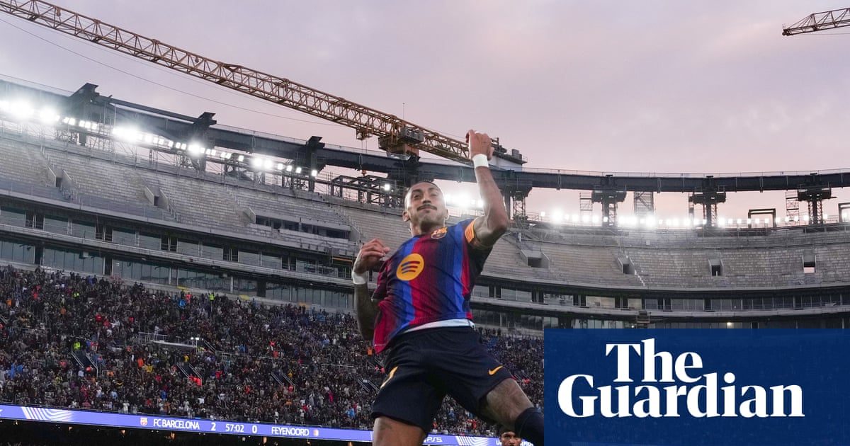 Champions League roundup: Raphinha shines as Barcelona thrash Feyenoord