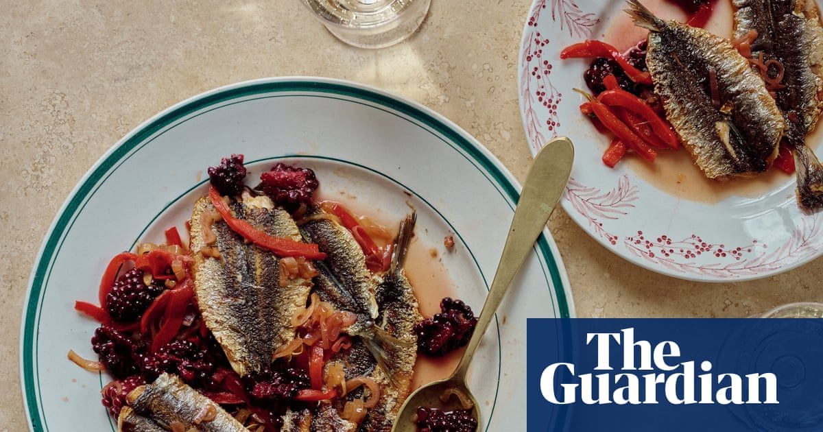 José Pizarro’s recipe for grilled sardines with blackberry escabeche