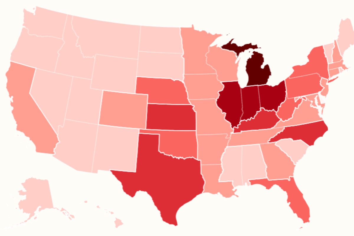 Map Shows Cyclospora Cases Across US As Outbreak Declared Over