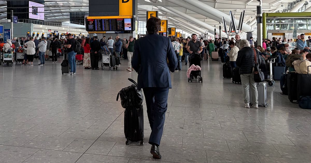 Fler flyg inställda till och från Storbritannien
