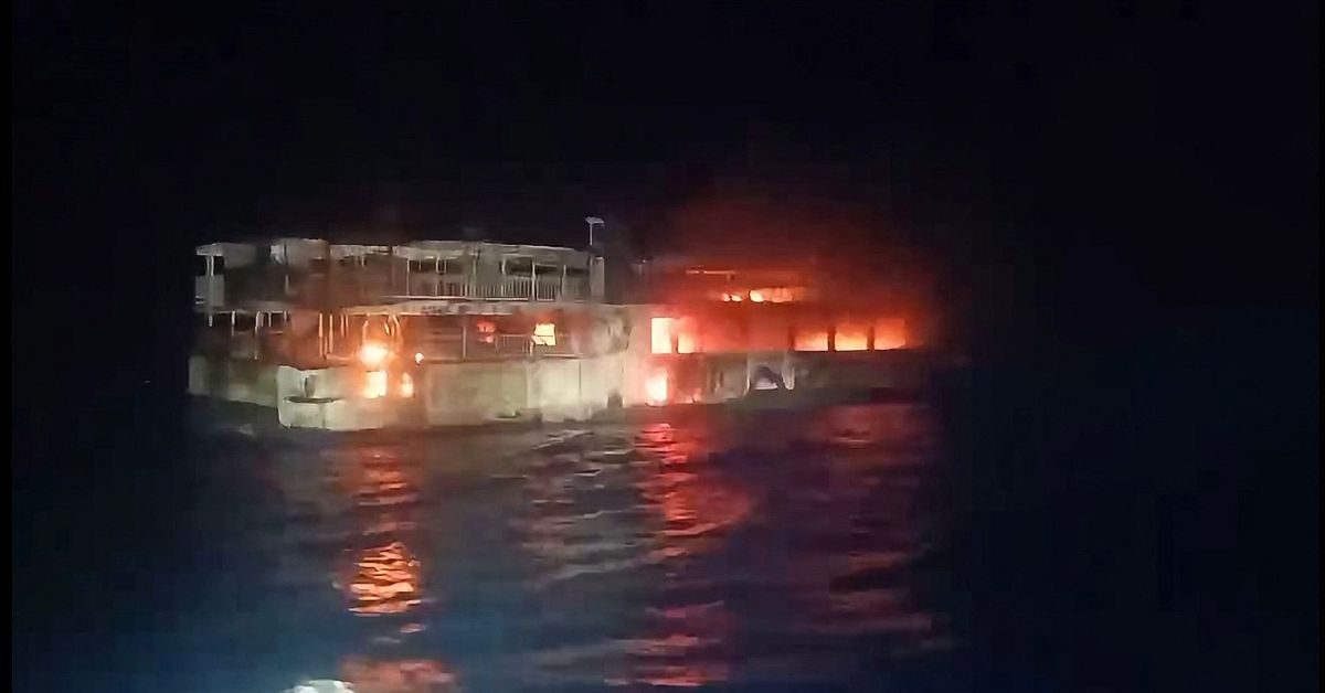 Flera döda efter brand på färja i Filippinerna – 87 saknas
