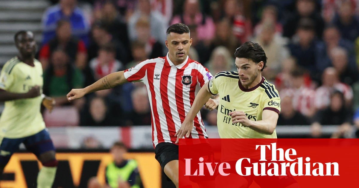 Sunderland v Arsenal: Premier League – live
