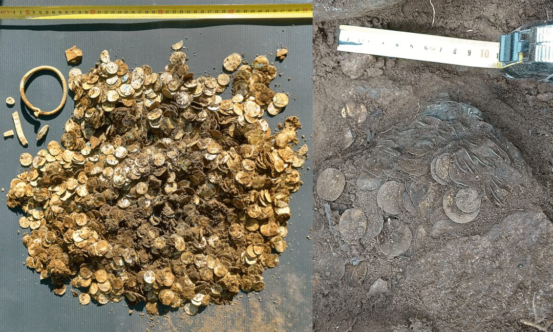 Rekordstor vikingatida skatt hittad i Finland