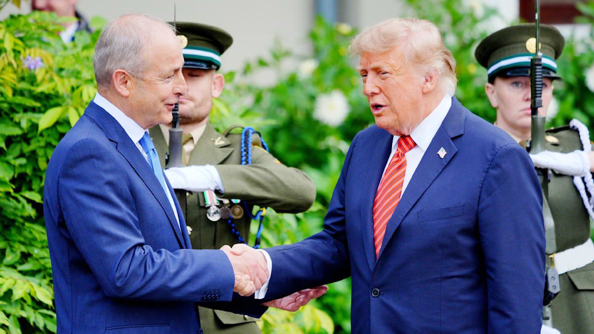 Trump spricht sich für Wiedervereinigung von Irland und Nordirland aus