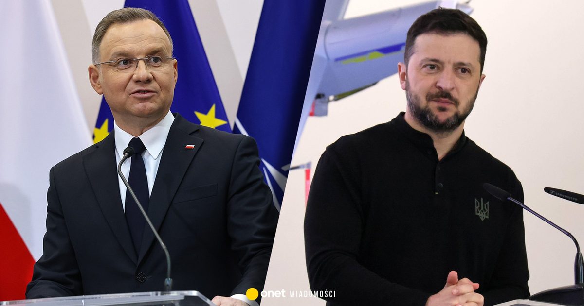 Andrzej Duda zapytany o Order Orła Białego dla prezydenta Ukrainy. "Inne okoliczności"