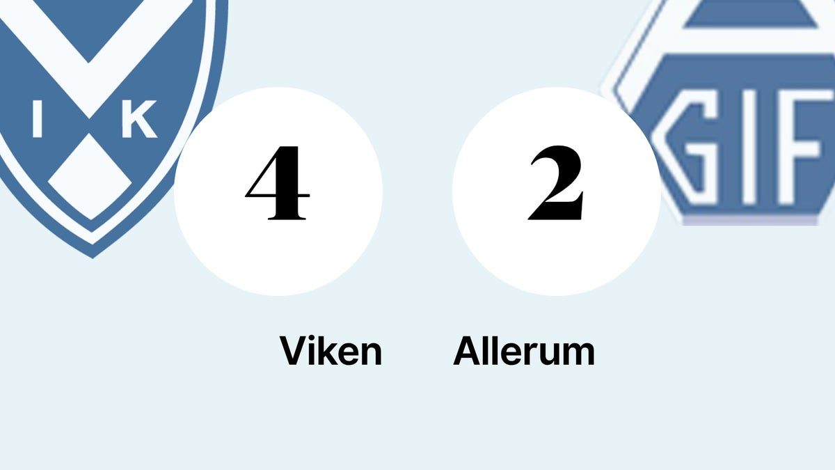 Viken säkrade seger mot Allerum