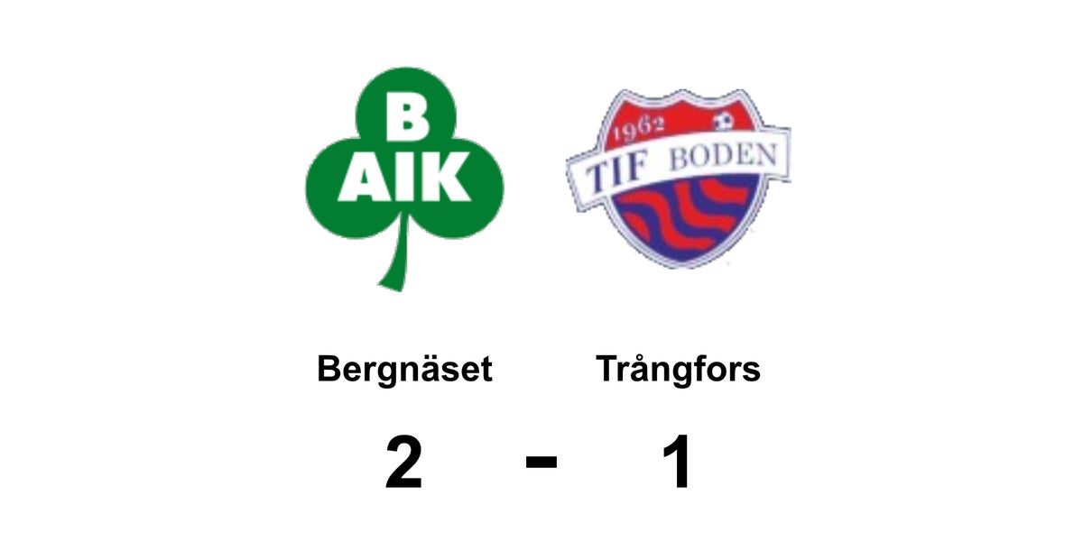 Segertåget fortsätter för Bergnäset