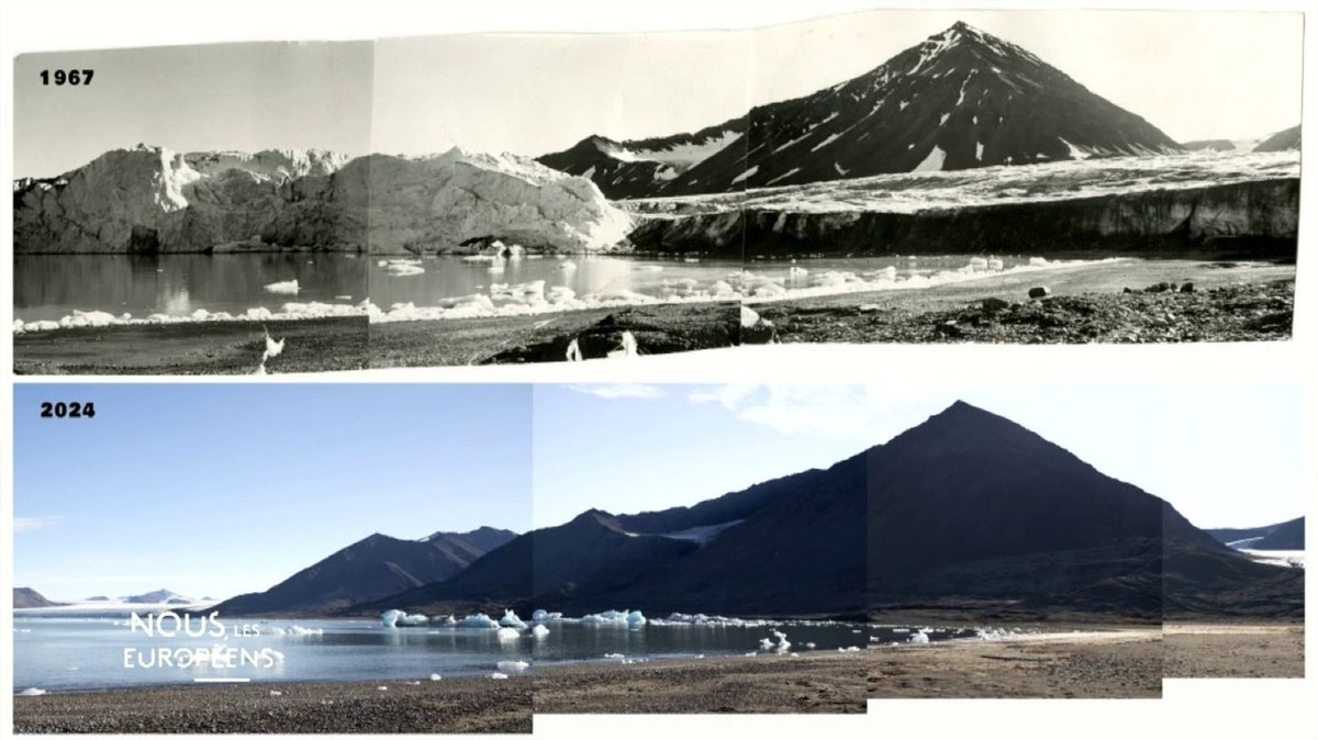 Norvège : en première ligne face au réchauffement climatique, la spectaculaire fonte des glaciers du Svalbard attire à…