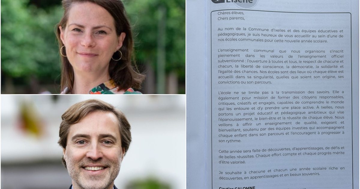 A Ixelles, l'échevin de l'Enseignement fait sa promo... dans le journal de classe, Ecolo bondit: "C'est indécent"