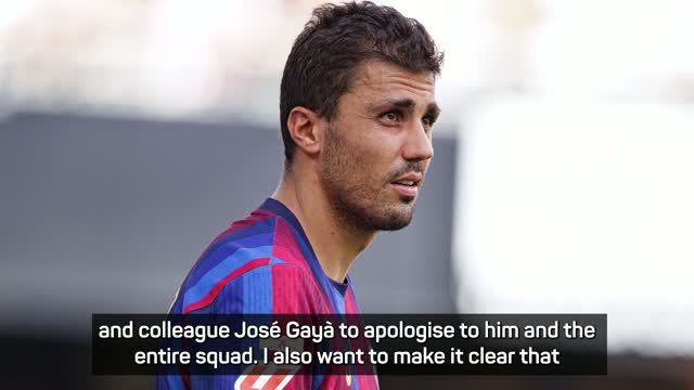 Rodri komt met excuses na teksten over Valencia