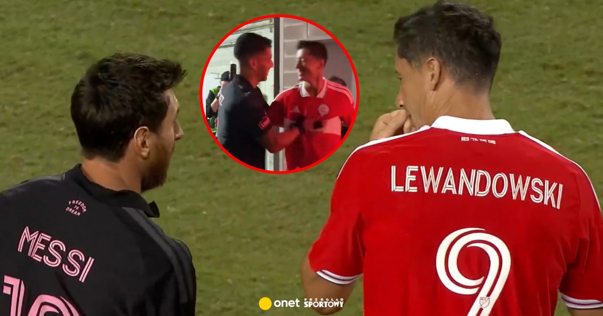 Tak Leo Messi i Luis Suarez potraktowali Roberta Lewandowskiego przed meczem