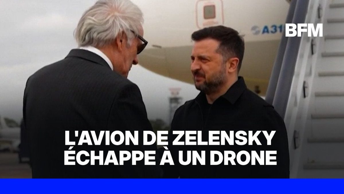 Guerre en Ukraine: l'avion de Volodymyr Zelensky, en route vers la Norvège, a failli être touché par un drone russe