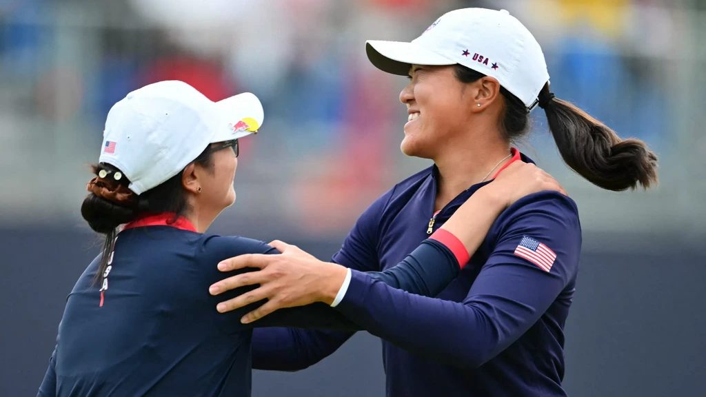Amerikaanse golfsters trekken stand opnieuw gelijk op tweede dag Solheim Cup
