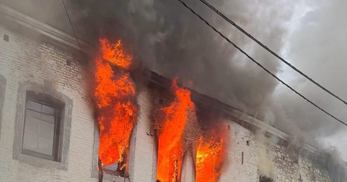 Une maison touchée par un violent incendie à Fraipont sur la commune de Trooz