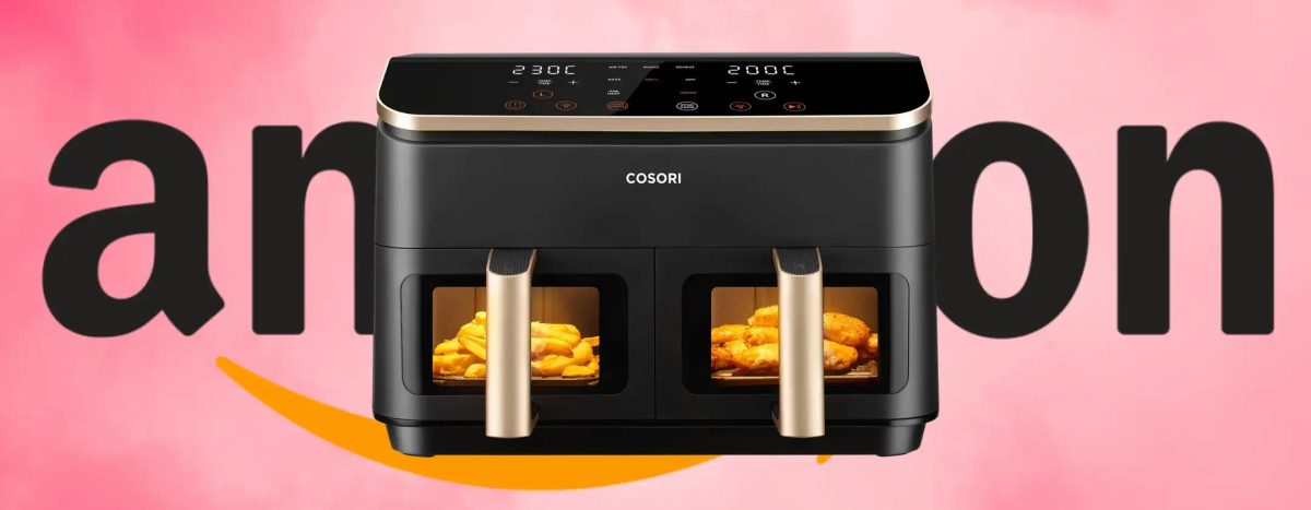 Cucina veloce e meno calorica con la friggitrice ad aria Cosori a doppio cestello da 8,5L