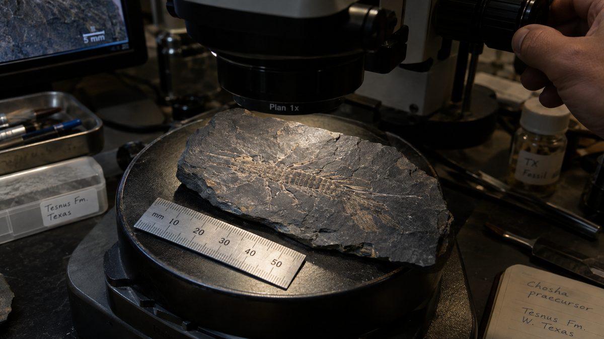 Un fossile del Texas riscrive la storia dei primi insetti