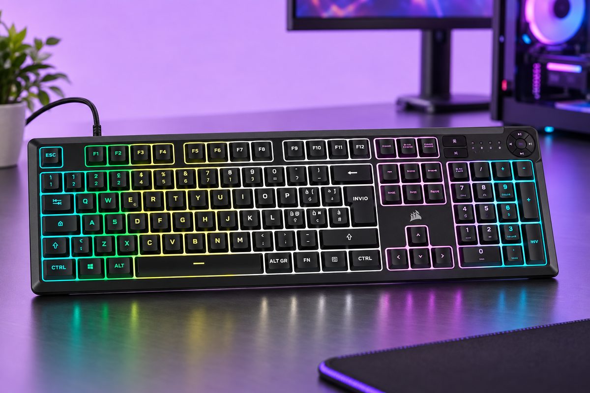 Meno rumore nelle sessioni serali con Corsair K55 CORE a 39,90€