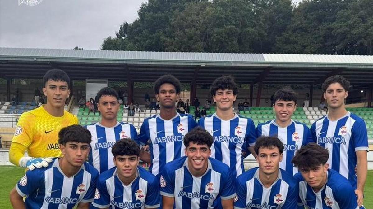 Triple cita de la cantera del Deportivo en la mañana del domingo