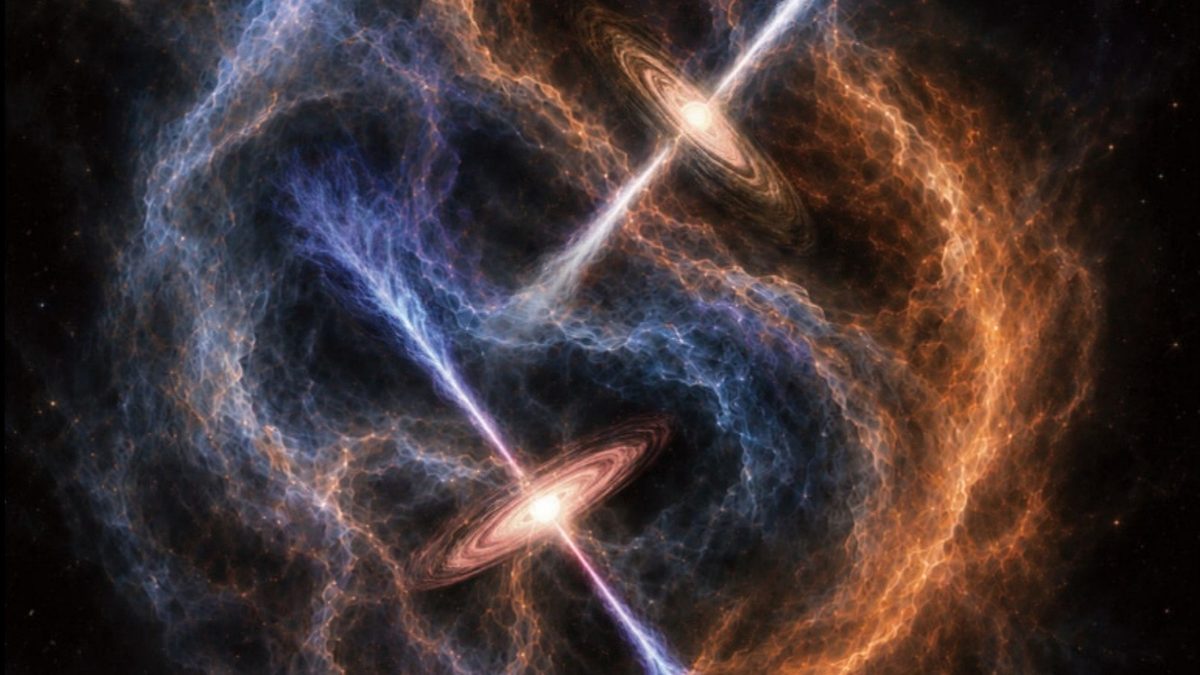 Deux étoiles viennent de former un système binaire… il y a seulement 60 ans