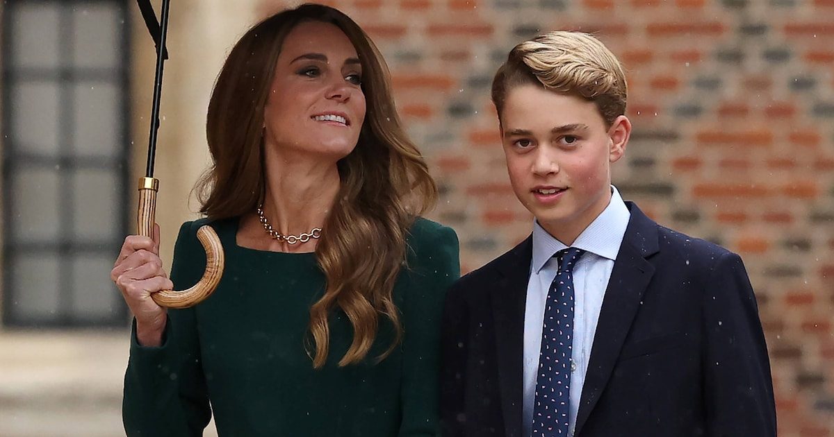 Prinz Georges erster Tag in Eton: Mama Kate erinnert mit ihrem Schmuck an Diana