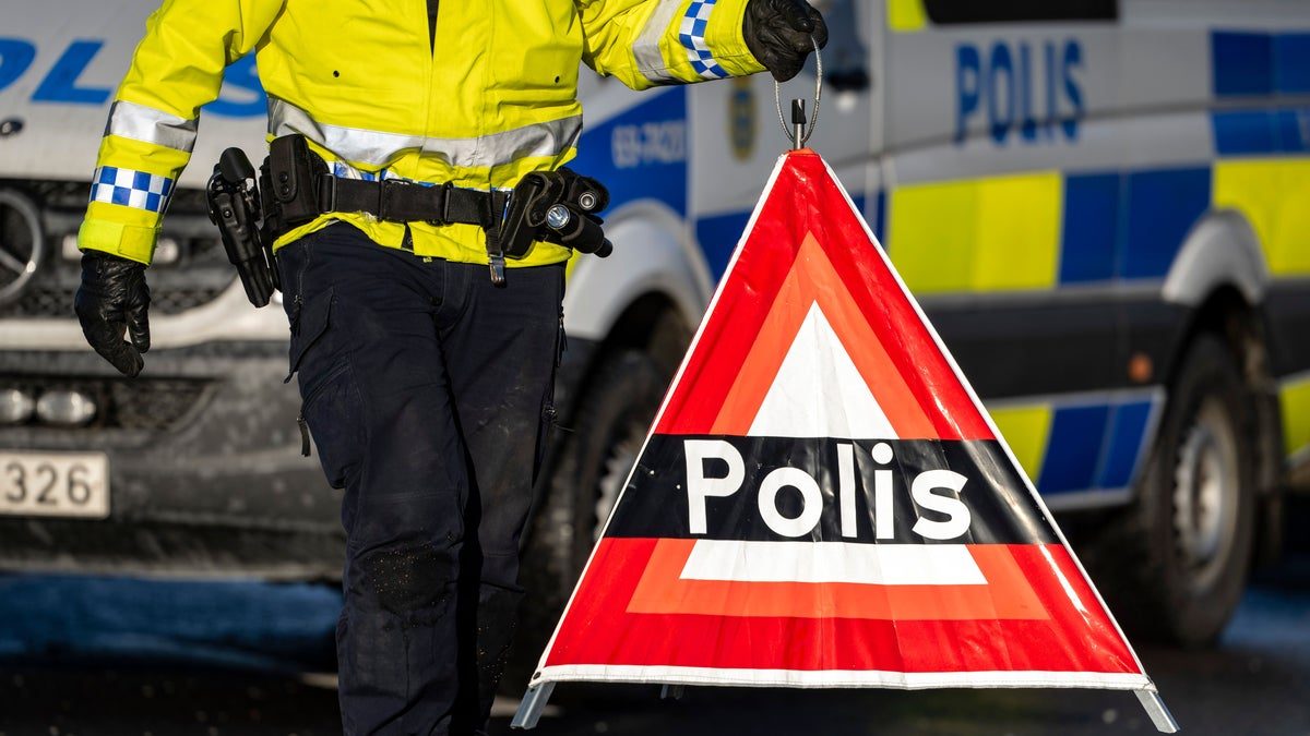 Trafikolycka på E6 söder om Rydebäck
