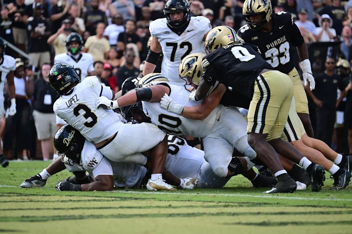 Recap: Wake Forest Outlasts Purdue 38-36 in 2OT
