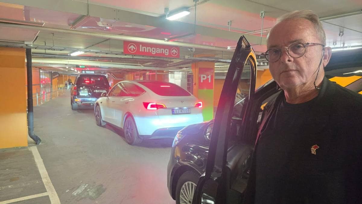 Køkaos på E18: Fanget i P-kjeller i over tre timer