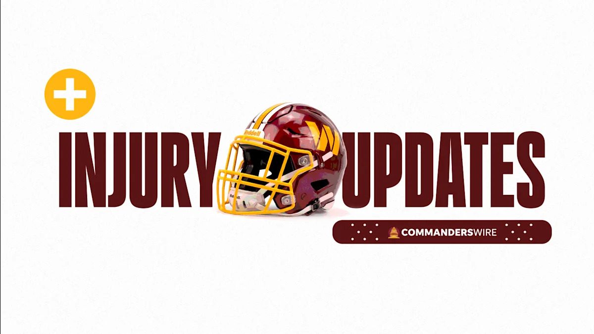 Commanders' first injury report of 2026: Good news ahead of Week 1