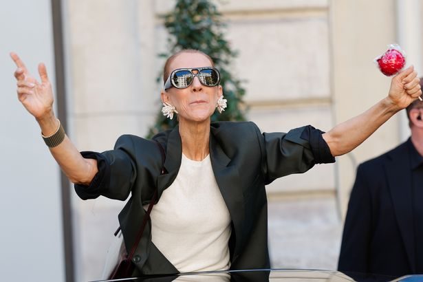 Celine Dion holds high surprise object as she prepares to perform for first time in 4 years