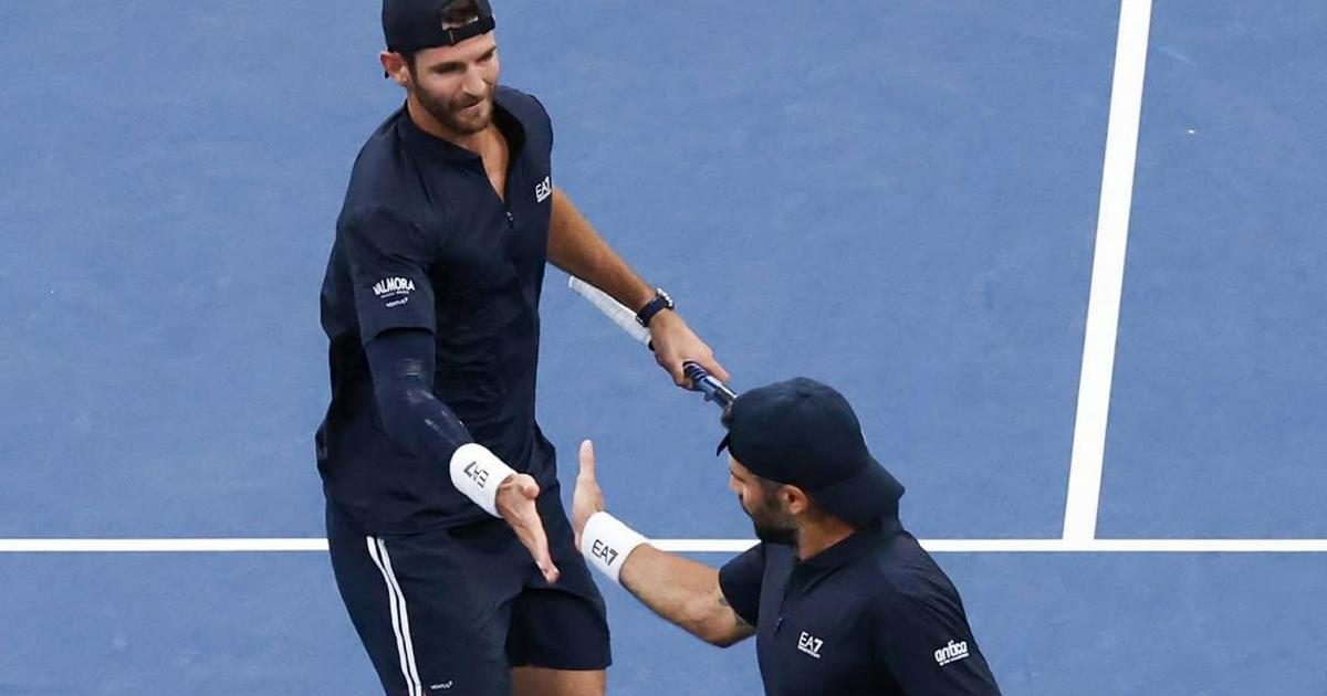 US Open: quarti di finale amari per la coppia di doppio Bolelli Vavassori