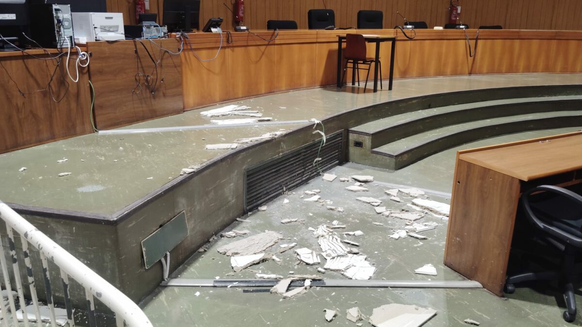 Processo Hydra, crolla il soffitto dell’aula bunker di San Vittore. Udienza rinviata