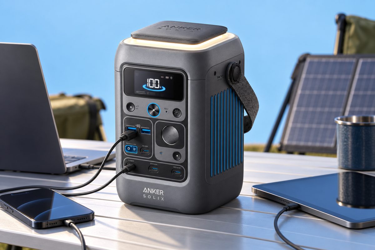Sette porte lontano dalle prese: Anker SOLIX C300 DC a 226,81€