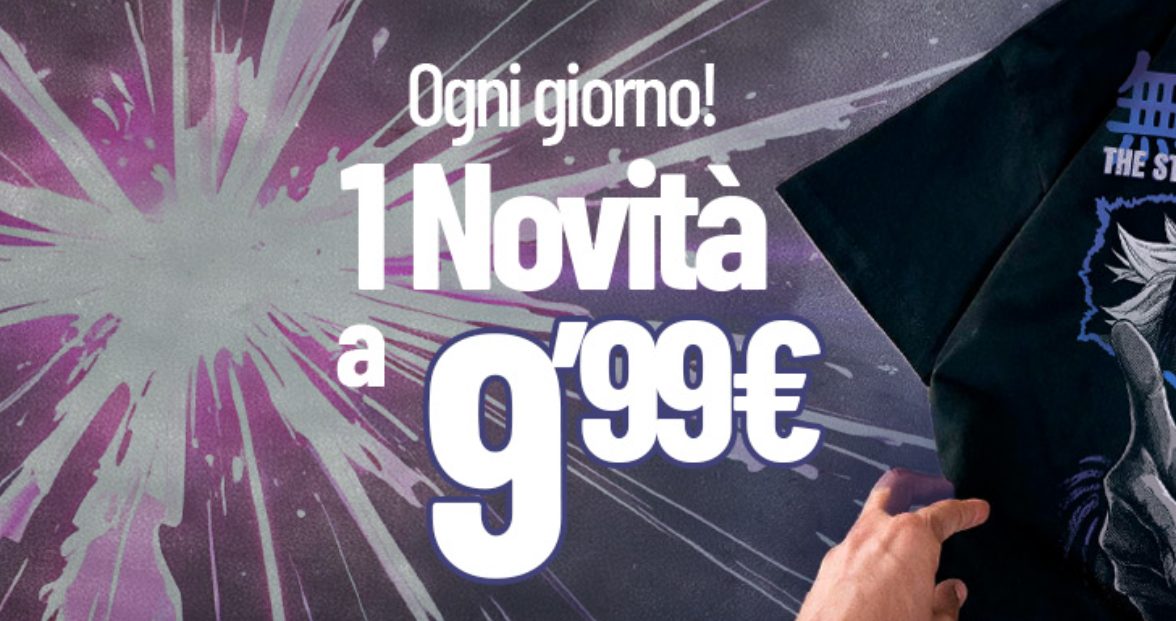 Voglia di nuove t-shirt? Su Pampling arriva la novità del giorno a meno di 10€
