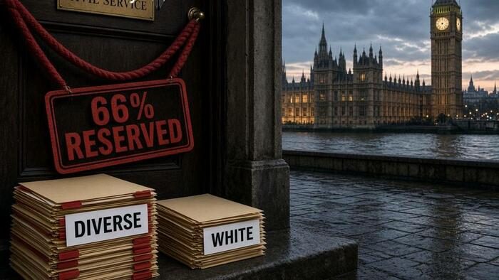 UK Government Reserves Two-Thirds Of Elite Jobs By Race; Leaked Doc Exposes