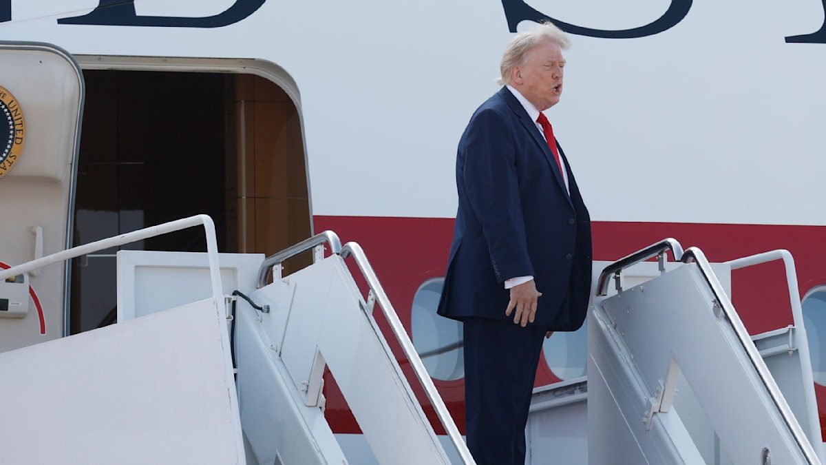 „Versehentlich Rutsche ausgelöst“ – Zweifel an geschenktem Katar-Flieger für US-Präsident Trump