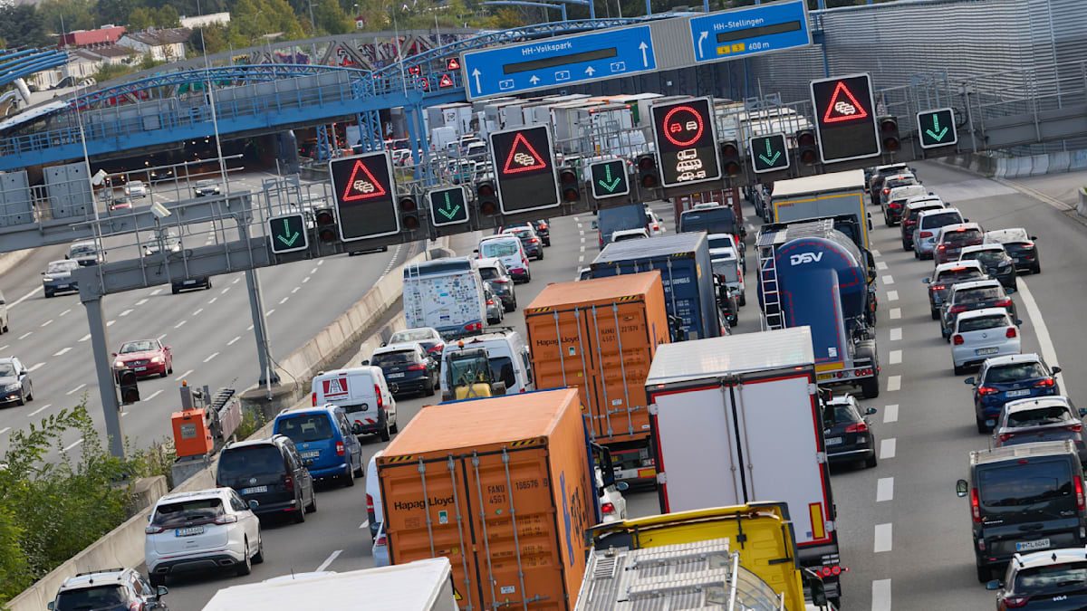 A7 und Köhlbrandbrücke am Wochenende in Hamburg voll gesperrt