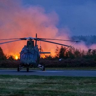 Vliegshow in Hechtel-Eksel stilgelegd nadat er brand uitbreekt door vuurwerk