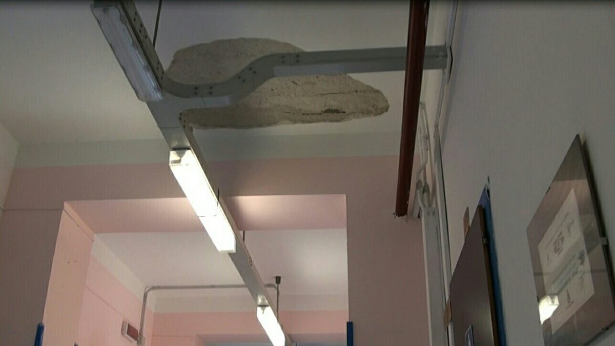 Nelle scuole 68 crolli in un anno, +3,8% infortuni