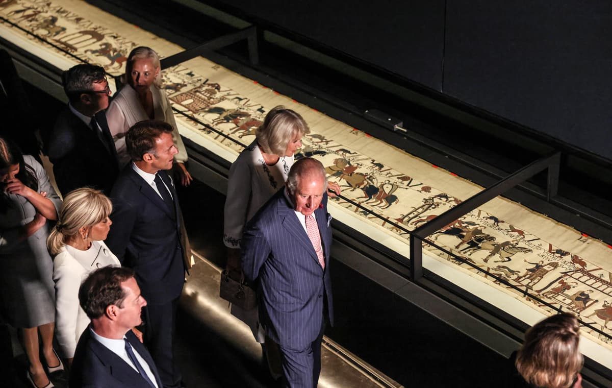 The wait is finally over! Bayeux Tapestry goes on show to public at London's British Museum