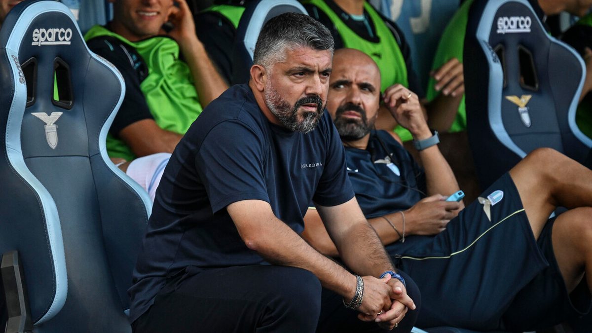 Gattuso 'bene un punto, ma non diciamo che l'Europa è obiettivo della Lazio'