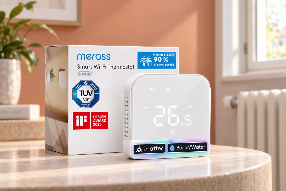 Meross Matter a 64,99€ limita gli sprechi quando apri le finestre