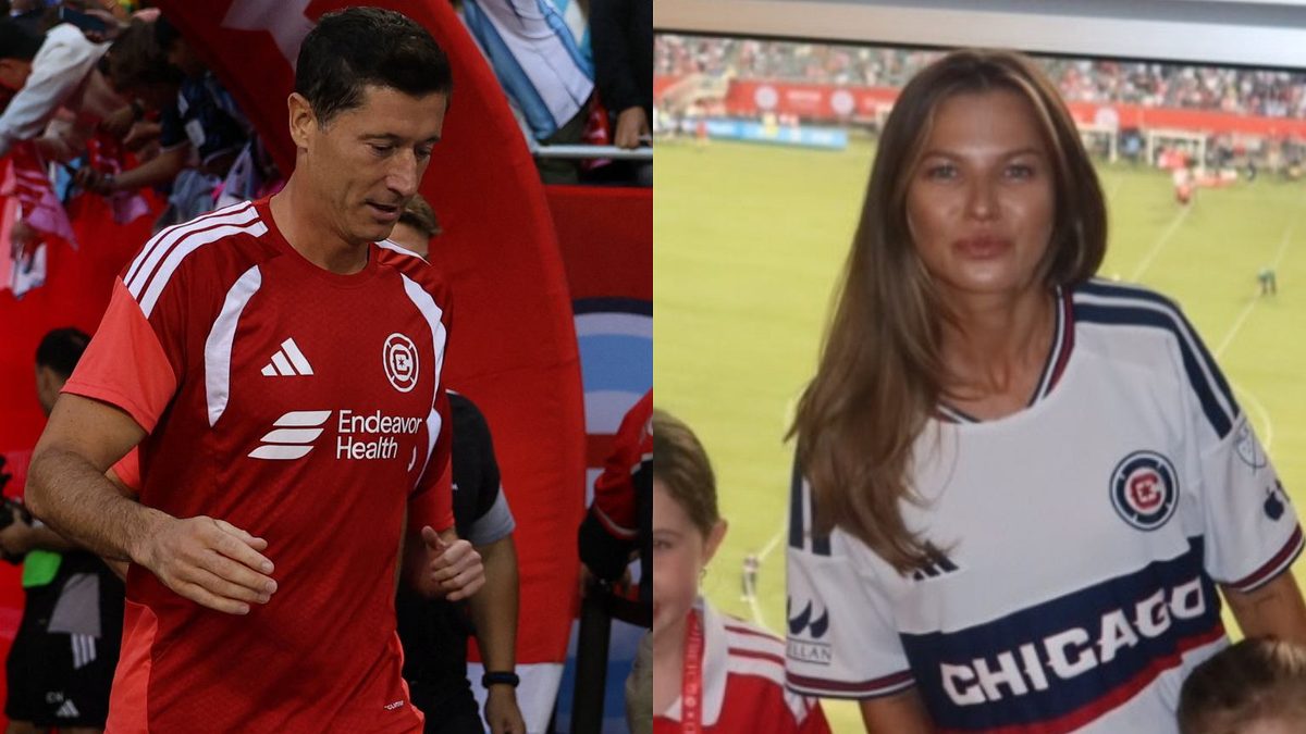 Lewandowski strzelił gola na oczach żony i córek. Kibicowały mu w wyjątkowy sposób