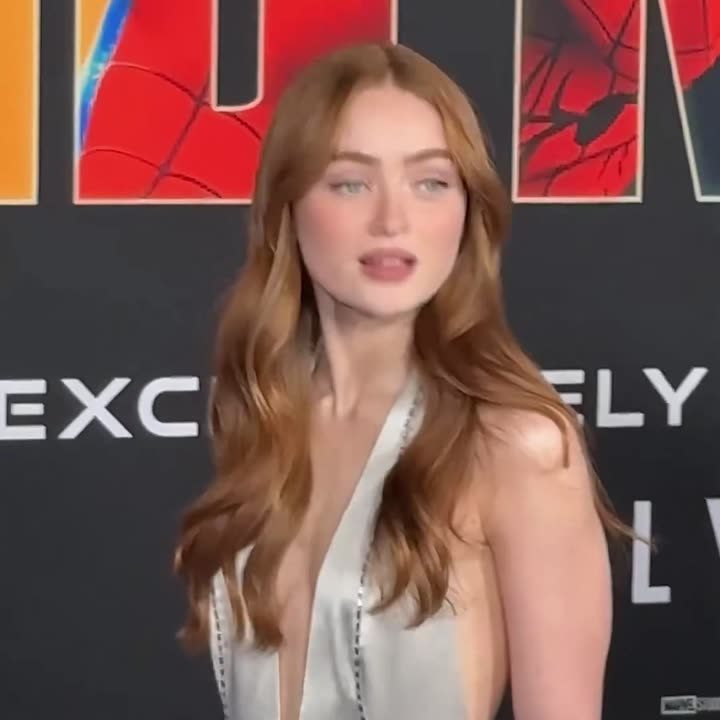 Sadie Sink has an insane face card.