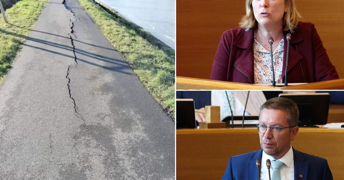 Fermé depuis plus de deux ans, ce tronçon du RAVeL ne rouvrira pas avant fin 2027 : Les dégâts sont plus importants que…
