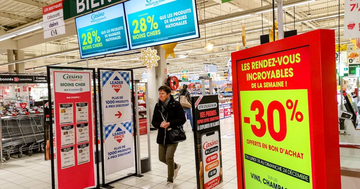 Avec un ticket de caisse 31 % plus cher qu’en 2019, le pouvoir d’achat reste bien sous pression: “Ce chiffre évolue, ma…