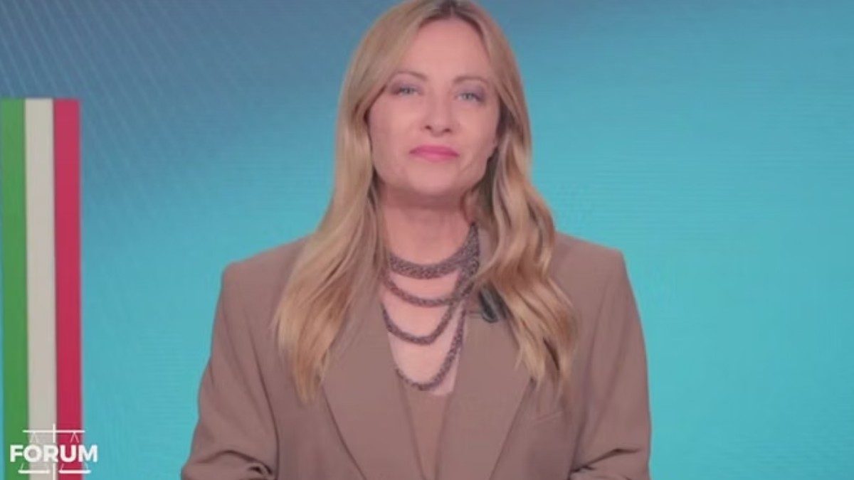 Giorgia Meloni manda un videomessaggio a Forum, il programma di Canale 5: “La più dirompente rivoluzione del nostro tem…