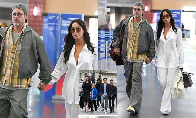 Brad Pitt, 62, puts on a united front with girlfriend Ines de Ramon, 33, after being humiliated by his kids