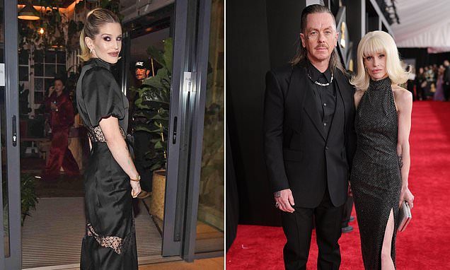 Kelly Osbourne, 41, enjoys a night out with tattooed OnlyFans model Brad North, 28, in Manchester amid claims they've e…