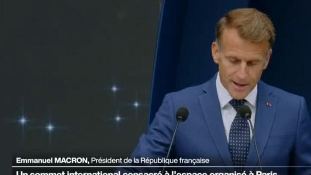 Sommet international de l'espace : Macron prend la parole sur l'ambition spatiale française