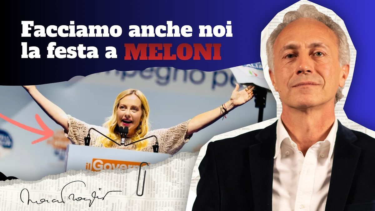 “Facciamo anche noi la festa alla Meloni”, il video editoriale di Marco Travaglio